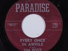 Garage 45 JIM POST Every Once In A While PARADISE HEAR n