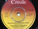 Rare OG 1975 Funk Soul UK Press Creole 45 JULIUS BROCKINGTON This Feeling EX