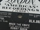 Bobby Darin – Mack The Knife / Was There A Call For Me London HLK. 8939 78RPM E