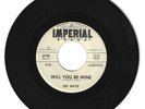 DOO WOP 45 LEE MAYE WILL YOU BE MINE ON IMPERIAL  VG+ ORIGINAL PROMO