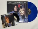GENE CLARK Carla Olson “So Rebellious A Lover” Blue Colored Vinyl Record LP & 7”