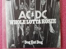 RARE AC/DC Whole Lotta Rosie/Dog Eat Dog