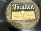 Vocalion 78 RPM Uncle Dave Macon - I’m Goin Away To Leave You Love 14847 V+