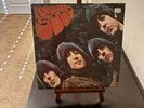 THE BEATLES - Rubber Soul - Very Rare Sleeve 'Black STEREO' w/ Lennon Coat Snag