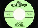 Northern Soul 45 - Betty Wilson & The 4 Bars - I'm Yours - Dayco - rare