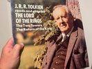 JRR Tolkien Reads Sings Lord of the Rings Vinyl LP 1975 First Press Caedmon TC 1