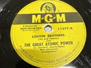 MGM 78 RPM The Louvin Brothers - The Great Atomic Power 11277 V+