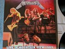 Metallica LIVE IN MOUNTAIN VIEW 1989 DOUBLE LP IMPORT AND JUSTICE FOR ALL TOUR