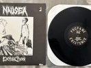 Nausea Extinction Lp Vinyl - FOLD OUT Poster  - ORIGINAL VG+ Rare