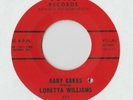 Loretta Williams ‎– Baby Cakes 45 RECORD RARE SOUL FUNK 1965 Jotis Records