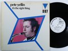 PETE YELLIN It's The Right Thing MAINSTREAM LP VG+ wlp gatefold h