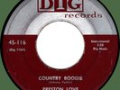 PRESTON LOVE ORCH (w/ Sailor Boy) Country Boogie / Country Home 45rpm Dig 1956