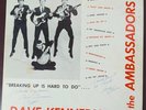 Dave Kennedy And The Ambassadors. Clp-1001 1964 With Two Band Members Autographs