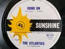 THE ATLANTICS Come On - 1967 SUNSHINE garage 60s punk original pressing.