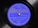 Mitchell's Christian Singers - My Mother Had To Kneel Down - VOCALION 03409 E/E-