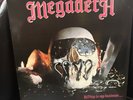 MEGADETH Killing 1985 LP GREEN LABEL Combat +Inner Sleeve VG/VG+ & signed stub