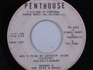 Crossover Soul 45 SHARON & THE BITS O' HONEY Don't Push.. PENTHOUSE promo HEAR m
