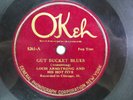 Louis Armstrong & Hot 5 - OKEH 8261 - Gut Bucket Blues  - 78 RPM