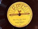 Sun 217 Elvis Presley BABY LET's PLAY HOUSE  78 rpm   Rock-A-Billy EE- hc HEAR