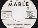 IKE STRONG Your Love Keeps Me Dancing  modern soul 45 disco LISTEN