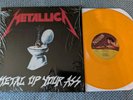 METALLICA - metal up your ass /no life til leather Vinyl LP Orange Import RARE