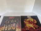 KISS-1976 The Originals 3 LP records With Extra And 1976 Kiss Destroyer In EX