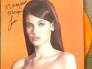 Sienna Spiro Visitor Personally SIGNED COVER Vinyl  Orange W/ HANDWRITTEN LYRICS