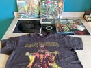 IRON MAIDEN - STRANGER IN A STRANGE LAND - VINYL RECORD BUNDLE WITH EXTRAS