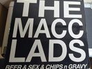 Rare The Macc Lads  Vinyl LP Beer & Sex & Chips n Gravy  white vinyl punk rock