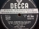 DECCA SXL 2005 FFSS DVORAK SYMPHONY NO. 9 FROM THE NEW WORLD 1958 VG++