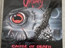 Obituary Cause of Death First Press UK RoadRacer Records. 1990. VG Condition