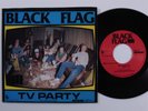 Punk Hardcore 45 BLACK FLAG TV Party SST VG++ picture sleeve o