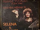 Selena & Los Dinos Female Vocalist of the Year And the winner is... Record