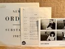 FACTORY RECORDS: New Order- Substance US PROMO ONLY DMM Precision LP +PRESS KIT