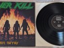 OVERKILL feel the fire  LP  1986 1st Press w/ Original US Version Inner Sleeve