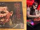 Motionless In White Signed Decades RARE Black/Ruby Galaxy Colored Vinyl LP