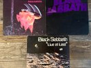 (3)  Black Sabbath Vinyl LP Records -Paranoid, Live at Last & Black Sabbath