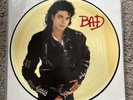 Michael Jackson Lp “Bad” 1987 Original YELLOW Press Picture Disc