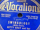 KITTY GRAY & HER WAMPUS CATS Swingology VOCALION 03869 Oscar Woods  Blues 78