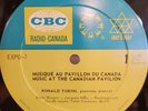 HEARRonald Turini Rare Classical CBC Radio Canada Transcription LP EXPO-7 EX