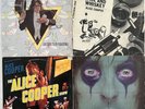 Alice Cooper 4 vinyl LP lot- Welcome To My Nightmare - Lace & Whiskey - Show - +