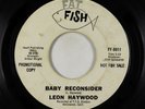Northern Soul Funk 45 - Leon Haywood - Baby Reconsider - Fat Fish - rare promo