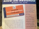 Elvis Presley SAVE-ON RECORDS BULLETIN FOR JUNE. SPA-7-27 COVER & 45