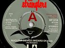 THE STRANGLERS -Nuclear Device- Original UK  7” Promo (Vinyl Record)