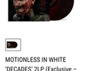 Motionless In White Decades 2LP Limited Ruby/Sea Blue Galaxy /500 Revolver