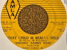45 RPM Singing Sammy Ward TAMLA 54030 That Child is Really Wild VG-