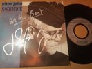 ELTON JOHN autograph 45t SACRIFICE signed live ticket concert collectors