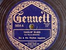 Gennett 5654 Bix & Rhythm Jugglers TOODLIN/Davenport Blues JAZZ 1924 78 rpm HEAR
