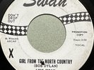 LINK WRAY-GIRL FROM THE NORTH COUNTRY/YOU HURT ME SO-SWAN DJ WLP Promo 45rpm
