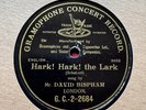 78Rpm, Bass, Mr David Bispham 'Hark  Hark  The Lark' Rare G&T 2684 Clean